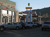 USA - Williams AZ - Arixona Motor Hotel Neon Sign (26 Apr 2009)